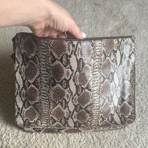 Snakeskin Pattern Clutch